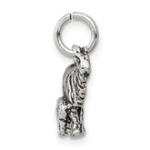 Sophia Jewelers Sterling Silver 925 Antiqued Goat Charm Vintage Inspired
